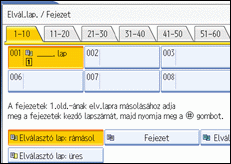 A kezel�panel k&eacute;perny�j&eacute;nek bemutat&aacute;sa