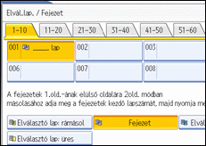 A kezel�panel k&eacute;perny�j&eacute;nek bemutat&aacute;sa