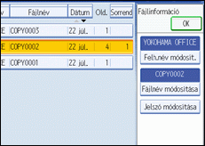 A kezel�panel k&eacute;perny�j&eacute;nek bemutat&aacute;sa