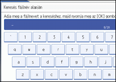 A kezel�panel k&eacute;perny�j&eacute;nek bemutat&aacute;sa
