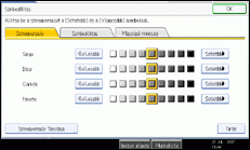 A kezel�panel k&eacute;perny�j&eacute;nek bemutat&aacute;sa