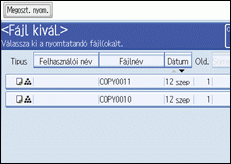 A kezel�panel k&eacute;perny�j&eacute;nek bemutat&aacute;sa