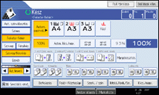 &Aacute;bra a kijelz� kezel�panelj&eacute;r�l