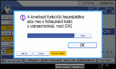 &Aacute;bra a kijelz� kezel�panelj&eacute;r�l