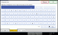 &Aacute;bra a kijelz� kezel�panelj&eacute;r�l