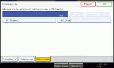 &Aacute;bra a kijelz� kezel�panelj&eacute;r�l