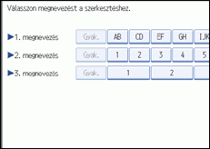 műveleti kezelőpanel képernyője, illusztráció