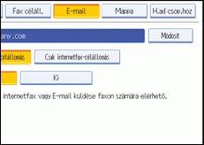 Kezelőpanel képernyője, illusztráció