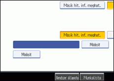 Kezelőpanel képernyője, illusztráció