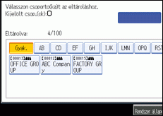 Kezelőpanel képernyője, illusztráció
