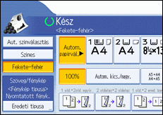 Kezel�panel k&eacute;perny�je, illusztr&aacute;ci&oacute;