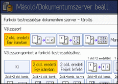 Kezel�panel k&eacute;perny�je, illusztr&aacute;ci&oacute;