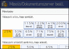 Kezelőpanel képernyője, illusztráció