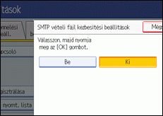 Kezelőpanel képernyője, illusztráció