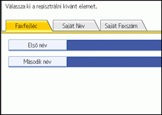 Kezelőpanel képernyője, illusztráció