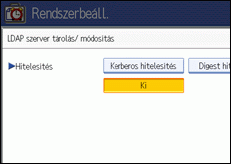 Kezelőpanel képernyője, illusztráció