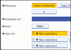 Kezelőpanel képernyője, illusztráció