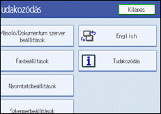 Kezel�panel k&eacute;perny�je, illusztr&aacute;ci&oacute;