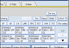 Abbildung des Bedienfelds