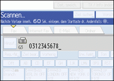Abbildung des Bedienfelds
