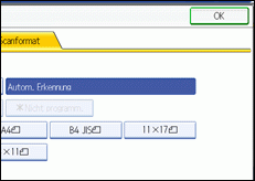 Abbildung des Bedienfelds