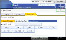 Abbildung des Bedienfelds