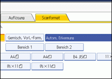 Abbildung des Bedienfelds