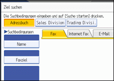 Abbildung des Bedienfelds
