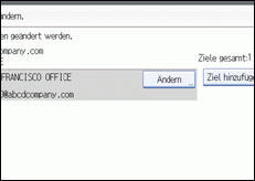 Abbildung des Bedienfelds