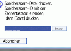 Abbildung des Bedienfelds