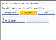 Abbildung des Bedienfelds