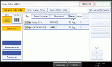 Abbildung des Bedienfelds