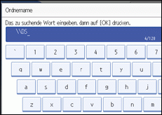 Abbildung des Bedienfelds