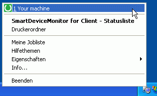 Abbildung des Anwendungsbildschirms