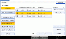 Die Abbildung zeigt die Bedienfeldanzeige