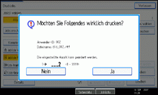 Die Abbildung zeigt die Bedienfeldanzeige