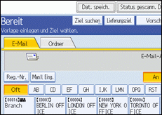 Abbildung Bedienfeldanzeige