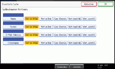 Abbildung Bedienfeldanzeige
