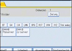 Abbildung Bedienfeldanzeige