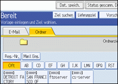 Abbildung Bedienfeldanzeige