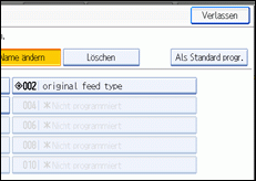 Abbildung Bedienfeldanzeige