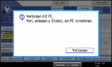 Abbildung Bedienfeldanzeige