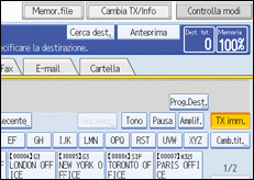 Figura relativa alla schermata del pannello operativo