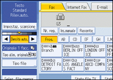 Figura relativa alla schermata del pannello operativo