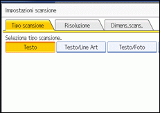Figura relativa alla schermata del pannello operativo