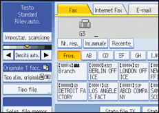 Figura relativa alla schermata del pannello operativo