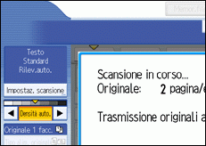 Figura relativa alla schermata del pannello operativo