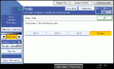Figura relativa alla schermata del pannello operativo