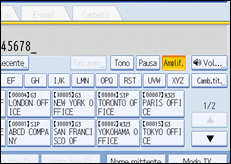 Figura relativa alla schermata del pannello operativo