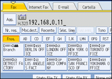 Figura relativa alla schermata del pannello operativo